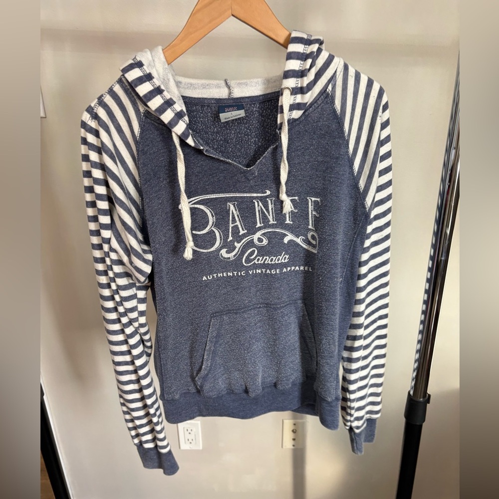 MV Sport Blue and White Women's Sweater